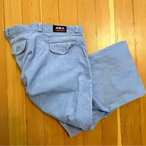 Vintage 80s Rockies blue corduroy pants 8